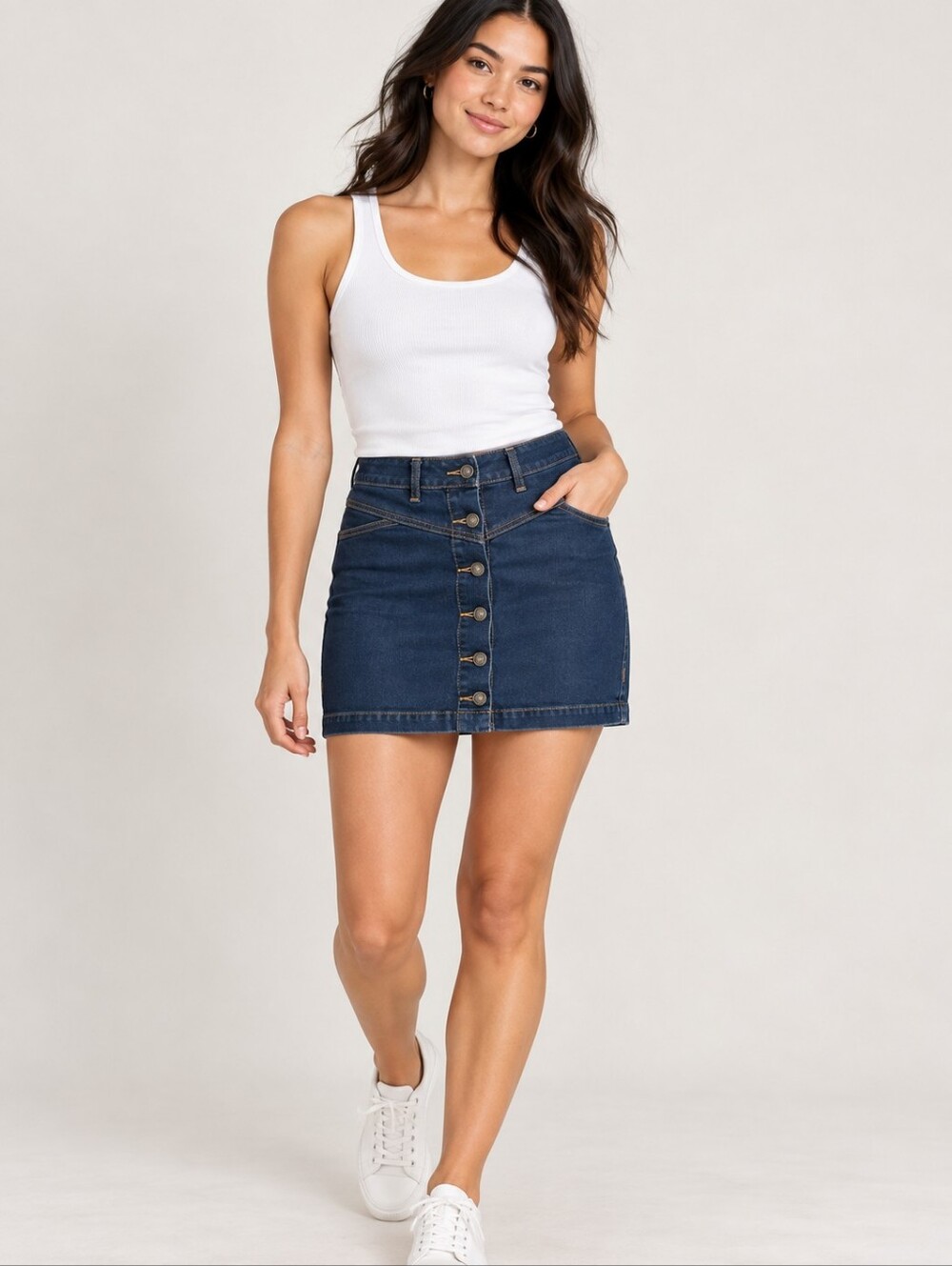 ❤ PACSUN MINI JEAN SKIRT, SIZE 0 (25)